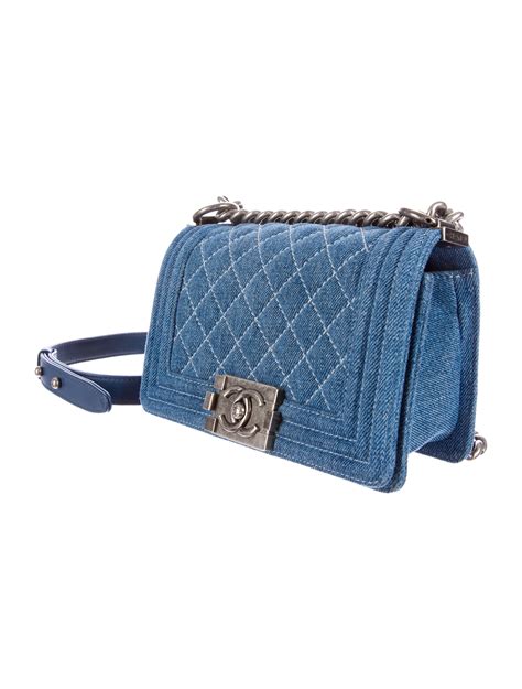 chanel small denim boy bag|chanel le boy bag yupoo.